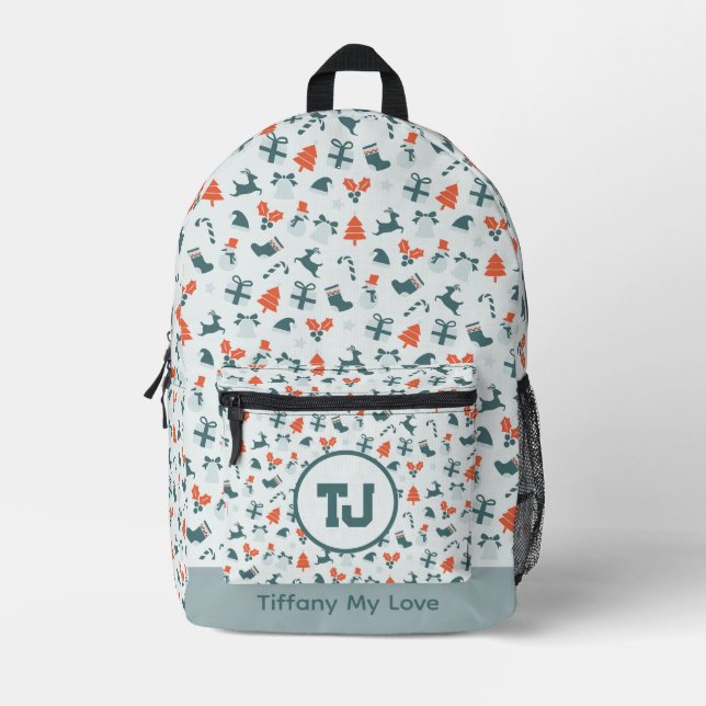 Cute Favour Gift Elementary Student School Backpac Printed Backpack (Front)