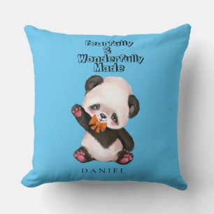 Cute Fearfully And Wonderfully Made  Throw Pillow