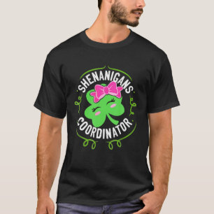 Cute Feeling Lucky Clovers Shamrock Funny St Patri T-Shirt