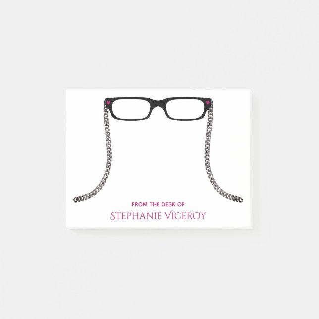 Cute Feminine From the Desk of Post-it Notes (Front)