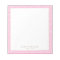 Cute Feminine Pink Lattice Pattern Notepad