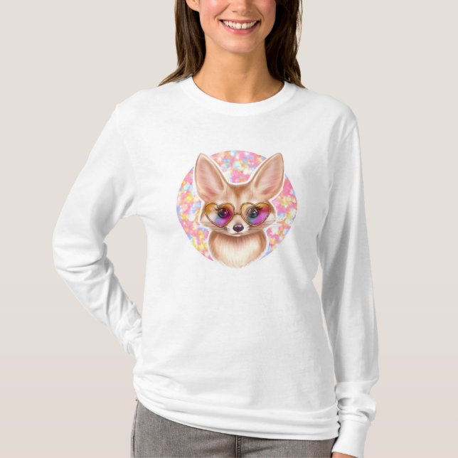 Cute Fennec Fox T-Shirt (Front)
