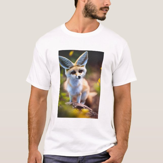 Cute Fennec fox T-Shirt (Front)