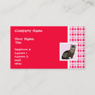 Cute Ferret Business Card