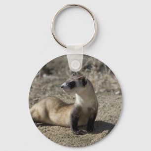 Cute Ferret Lover Tees and Gifts Key Ring