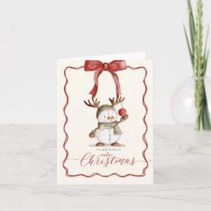 Cute Festive Holiday Greeting Card