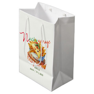 Cute Fiesta Nacho Average Baby Shower Custom Medium Gift Bag