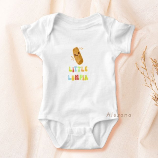 Cute Filipino Food Little Lumpia Baby Bodysuit (Creator Uploaded)