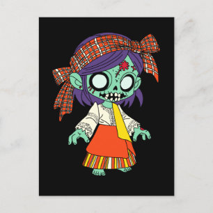 Cute Filipino Zombie Postcard