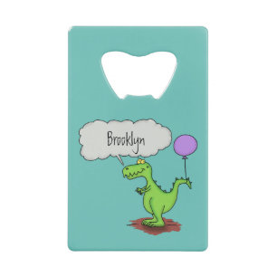 Cute fire breathing green funny dragon cartoon