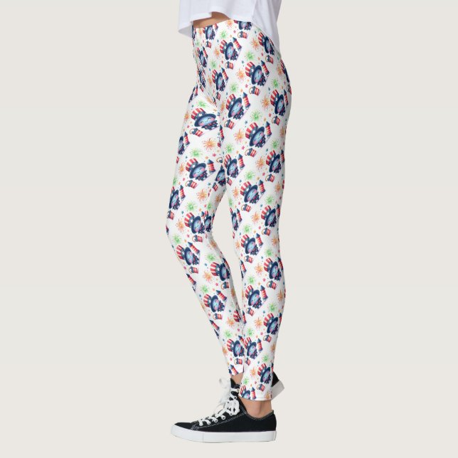 Cute Firecrackers  Leggings (Left)