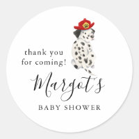Cute Firefighter Baby Shower Favour