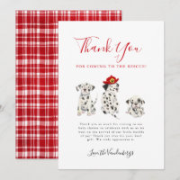 Cute Firefighter Puppies Baby Shower