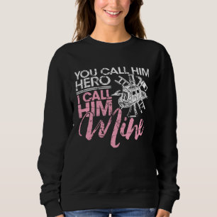 Cute Firefighter Wife Fireman s Wife Girlfriend Wo Sweatshirt