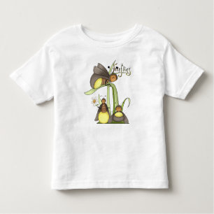 Cute Firefly Bugs Yellow Lightening Bugs Insect Toddler T-Shirt