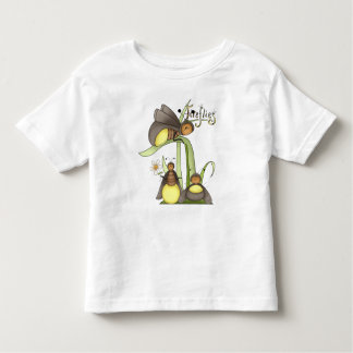 Cute Firefly Bugs Yellow Lightening Bugs Insect Toddler T-Shirt