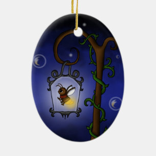 cute Firefly Ceramic Tree Decoration