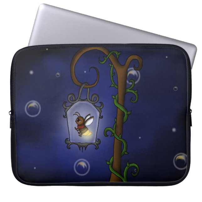 cute firefly laptop sleeve (Front)