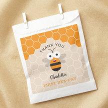 Cute First 1st Birthday Honey Bee Day Honeycomb