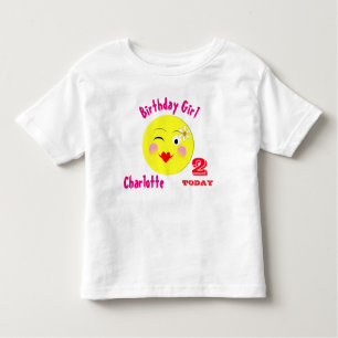 Cute First Birthday Special Personalised Toddler T-Shirt