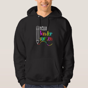 Cute First Day Of Kindergarten Teachers And Studen Hoodie