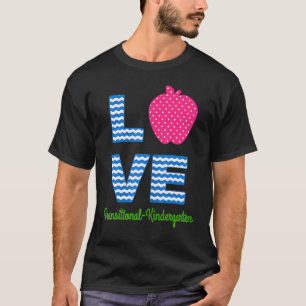 Cute First Day Of School For Teachers Love K T-Shirt