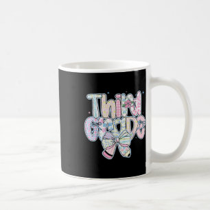 Cute First Day Of School Preppy Third Grade Back T Coffee Mug