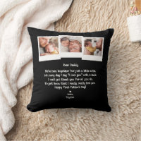 Cute First Father's Day Poem 3-Photo Collage