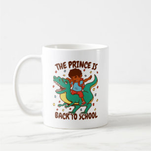 Cute First Grade Kawaii Pink Bow Back to School Coffee Mug