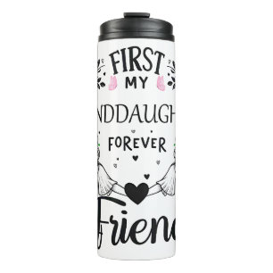 Cute First My Granddaughter Thermal Tumbler