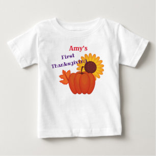Cute First thanksgiving Baby tops