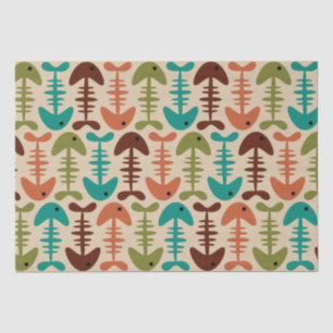 Cute Fish Bone Pattern Tissue Paper