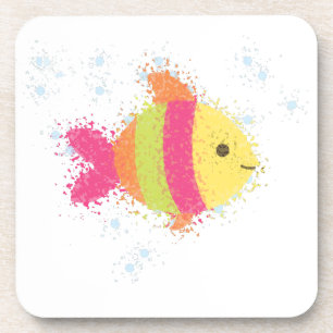 Cute Fish Cartoon Coaster