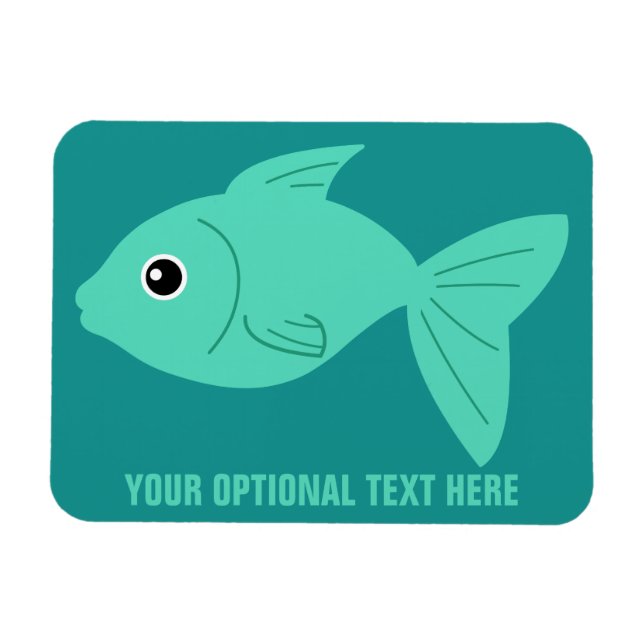 Cute Fish custom magnet (Horizontal)