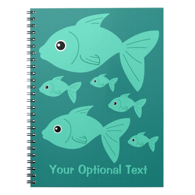 Cute Fish custom notebook (Front)