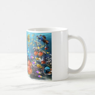 cute fish design coffee mug