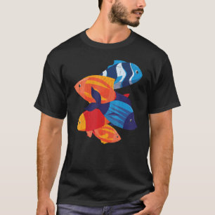 Cute Fish Fishkeeping Aquarist Aquarium Graphic T-Shirt
