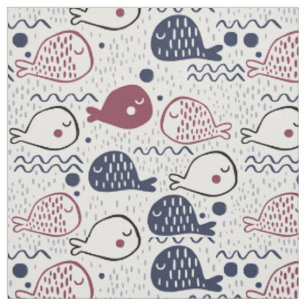 Cute Fish Pattern fabric