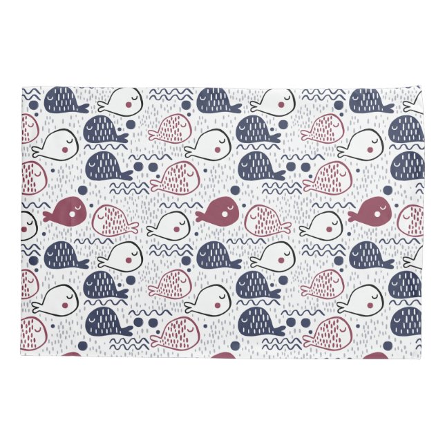 Cute Fish Pattern pillowcases (Back)