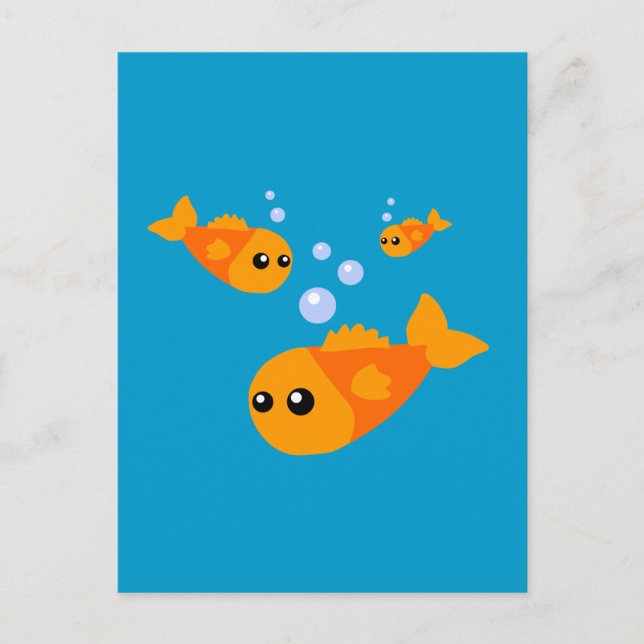 Cute Fish Postcard (Front)