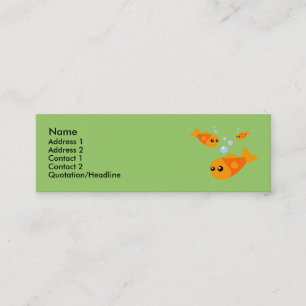 Cute Fish Profile Cards