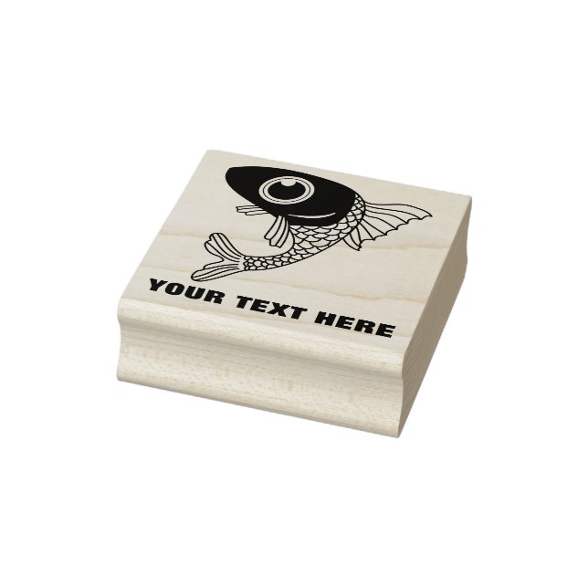 Cute Fish Rubber Stamp (Stamp)