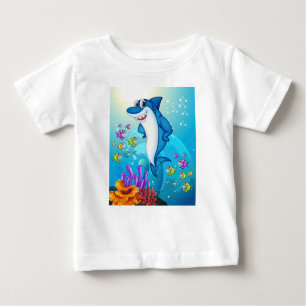 Cute Fish Underwater Cartoon Baby T-Shirt