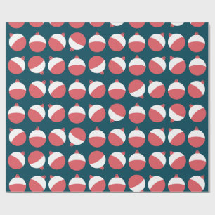 Cute Fishing Bobber Wrapping Paper 