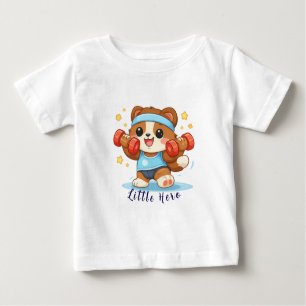 Cute Fitness Bear Baby T-Shirt