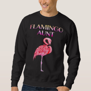 Cute Flamingo Aunt Awesome Christmas Sweatshirt