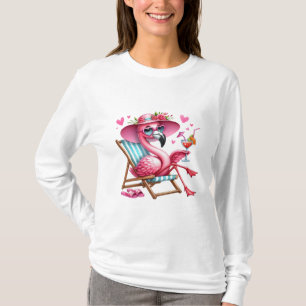 Cute Flamingo clipart T-Shirt