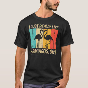 Cute Flamingo For Men Women Flamingo Bird Animal T-Shirt