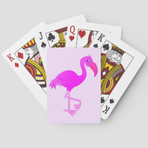 Cute Flamingo - Happy - Playing Cards