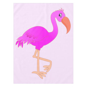 Cute Flamingo - Happy Tablecloth